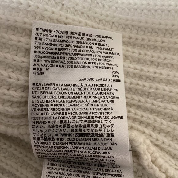 Banana Republic Sweater Mixed Pattern Chevron Fringe Sz S #130R - Picture 9 of 10